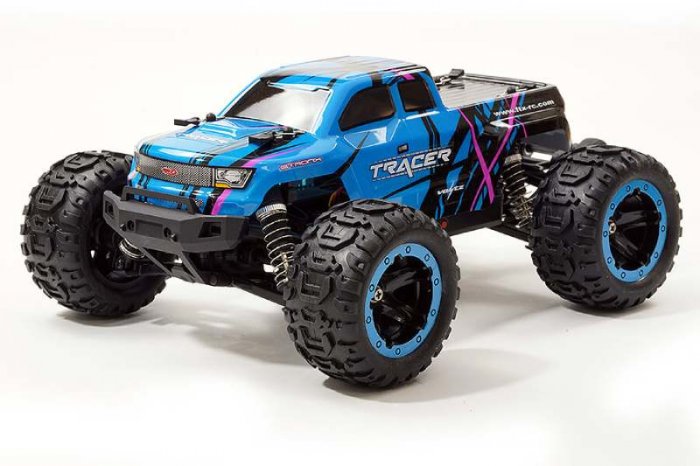 (image for) FTX TRACER 1/16 4WD BRUSHLESS RC MONSTER TRUCK RTR - BLUE