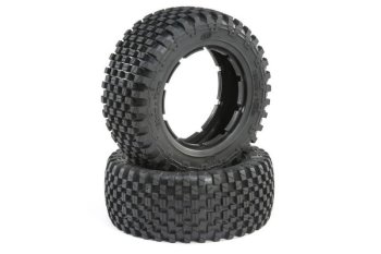 (image for) 1/5 Front/Rear 4.75 Wheel and Beadlock Set, 24mm Hex, Grey (2)