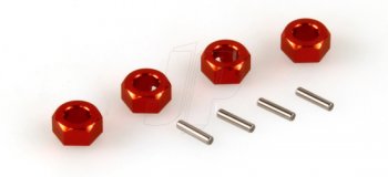 (image for) HLNA0172 ALUMINIUM WHEEL HEXES (4) (ANIMUS)