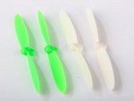 Spectre X Propeller (2 Green/2 White) w/Screw Set (image for) Spectre X Propeller (2 Green/2 White) w/Screw Set