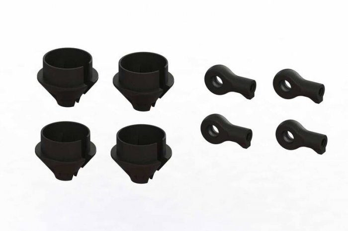 (image for) Arrma HD Shock Rod End and Spring Cup Set (2 Pair)