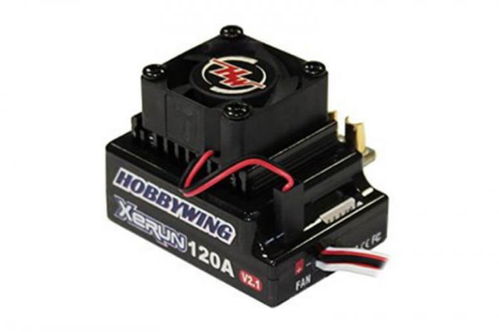 (image for) HOBBYWING XERUN-120A-SD V2.1 ESC SPEED CONTROLLER - BLACK