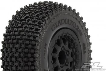 (image for) Proline Gladiator SC 2.2"/3.0" Tyres Mounted on Renegade Black W