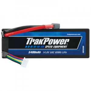 (image for) TrakPower LiPo 4S 14.8V 5400mAh 50C Hard Case Star