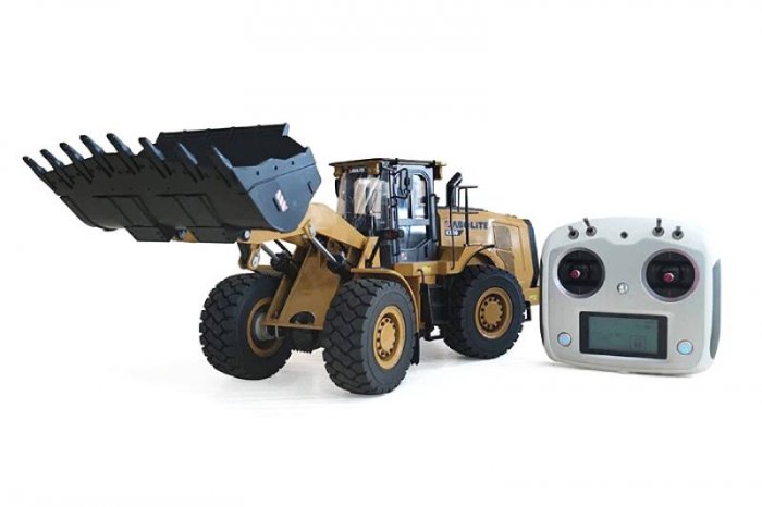(image for) HUINA K966 KABOLITE HYDRAULIC FULL METAL WHEELED LOADER 1:16