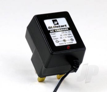 (image for) Glo-Start 240V Main Charger (3 Pin) 160mAh (με αντάπτορα 2pin)