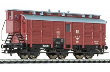 (image for) Liliput 3-axle Horse Transport Wagon DR livery