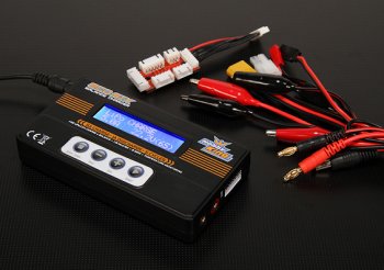 (image for) HobbyKing ECO6 50W 5A Balancer/Charger w/ accessories