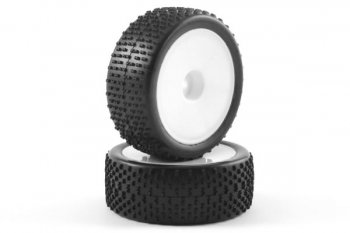 (image for) Λάστιχα Μπροστινά για 1/10 Buggy Ζανταρισμένα Ζευγάρι (2) - Fast