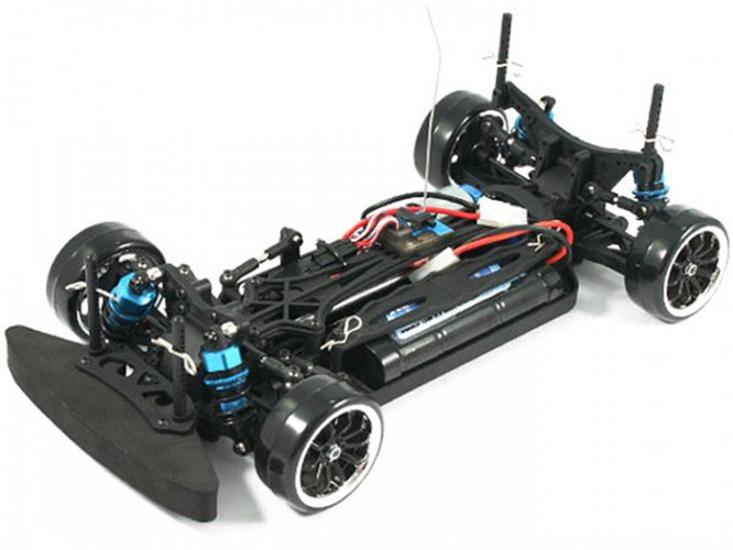 FTX Banzai 1/10th Scale 4WD RTR Brushed Electric Street Drift Ca - Click Image to Close