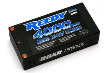 (image for) Reedy 4000mAh 7.4V 60C Shorty LiPo Battery