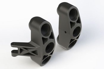 (image for) ARRMA STEERING BLOCK (2) NERO