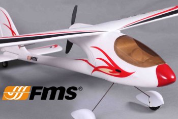(image for) FMS Red Dragonfly 900mm, Έτοιμο για χρήση - Τηλεκατευθυνόμενο Αε