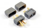 ETRONIX DEANS PLUG (1 MALE/1 FEMALE) W/PROTECTIVE SLEEVE (image for) ETRONIX DEANS PLUG (1 MALE/1 FEMALE) W/PROTECTIVE SLEEVE