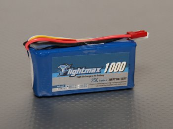 (image for) ZIPPY Flightmax 1000mAh 3S1P 25C