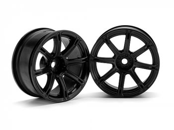 (image for) HPI Work Emotion XC8 Wheel 26mm- Black (6mm Offset)