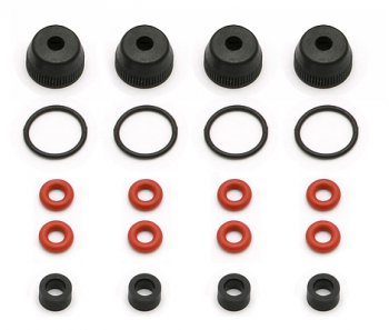 (image for) ASSOCIATED FT V2 1/10TH SHOCK REBUILD KIT (4 SHOCKS)