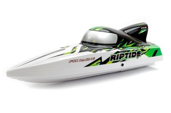 (image for) FTX Riptide turbojet brushless RC speed boat 41cm - green