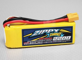(image for) ZIPPY Compact 2200mAh 3S 25C Lipo Pack