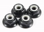 (image for) FASTRAX M4 BLACK FLANGED LOCKNUTS