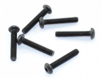 (image for) FTX Button Head Hex Screw 2.5x10mm (6)
