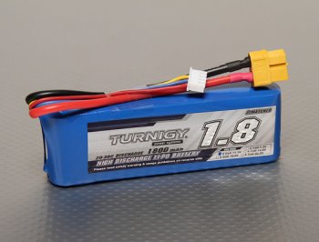 (image for) Turnigy 1800mAh 3S 20C Lipo Pack