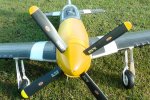 (image for) FMS - Giant P51 Mustang 1700 Series ARTF Electric Warbird with R
