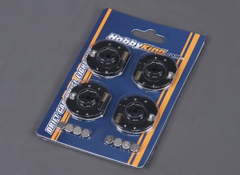 (image for) LED Wheel Lights for RC Drift Car - Orange (4pcs)