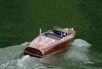 (image for) CLASSIC RUNABOUT - ΤΗΛΕΚΑΤΕΥΘΥΝΟΜΕΝΟ ΞΥΛΙΝΟ ΣΚΑΦΑΚΙ - RC CHRIS C