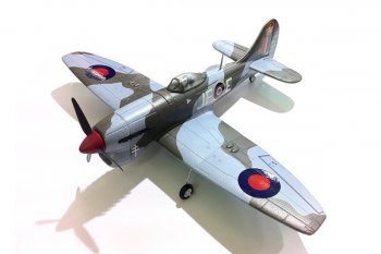 (image for) FMS Mini Hawker Tempest 800 Series RTF Electric RC Warbird with 