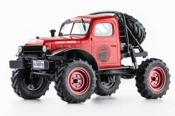 (image for) FMS FCX 1/24 Power Wagon Scaler RTR RC Crawler - Red
