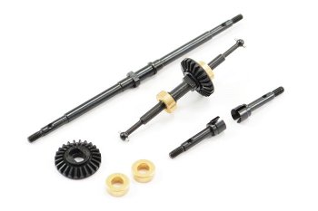 (image for) FTX OUTBACK MINI FRONT & REAR DRIVESHAFT W/MAIN GEAR (2PC)