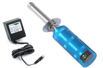 (image for) FASTRAX ALUMINIUM METERED GLOW STARTER WITH 2100MAH NICD/CHARGER