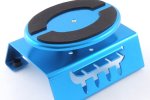 BLUE ALUMINIUM DELUXE ROTATING CAR MAINTENANCE STAND (image for) BLUE ALUMINIUM DELUXE ROTATING CAR MAINTENANCE STAND