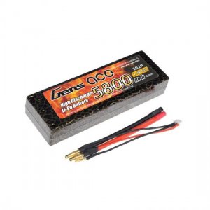 (image for) Gens ace 5800mAh 7.4V 45C 2S2P HardCase Lipo Battery