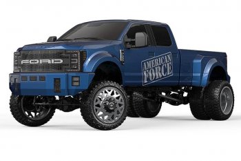 (image for) CEN RACING DL-SERIES FORD F450 SD 1/10 CUSTOM TRUCK RTR BLUE