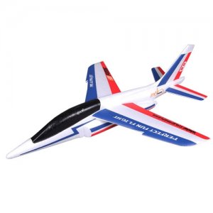 (image for) FMS 600MM FREE FLIGHT ALPHA GLIDER KIT (BLUE AND RED)