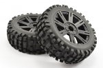 FASTRAX 1:8 ROCK BLOCK MOUNTED ON 8-SPOKE BLACK (PR) (image for) FASTRAX 1:8 ROCK BLOCK MOUNTED ON 8-SPOKE BLACK (PR)