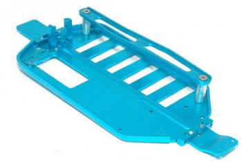 (image for) RC18T - One-Piece Aluminium Chassis with Cell Strap and Mounts