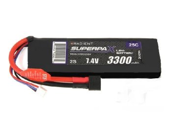 (image for) LiPo 2S 3300mAh 7.4V 25C HCT