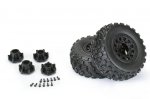 (image for) PROLINE BADLANDS MX SC 2.2/3.0 M2 TYRES RAID 6X30 WHEELS BK