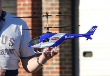 (image for) TWISTER 2.4G POLICE RC HELI WITH CAMERA RTF (EU) (LED)