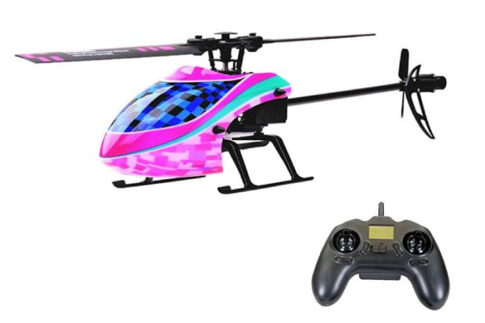 (image for) Τηλεκατευθυνόμενα Ελικόπτερα KOOTAI F03 4CH Single Blade Flybarless RC Helicopter Purple/Blue