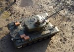 (image for) 1/16 M26 Pershing Snow Leopard BB Radio Controlled RC Tanks 3838