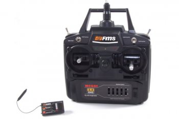 (image for) FMS 6CH RADIO CONTROL SYSTEM - 2.4GHZ