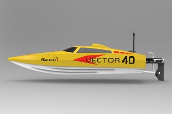 (image for) VOLANTEX VECTOR 40 BRUSHED RC BOAT RTR - YELLOW
