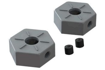 (image for) Arrma Wheel Hex Metal 14mm (2): BLX 3S