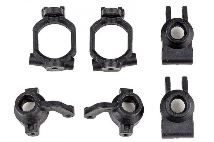 (image for) TEAM ASSOCIATED RIVAL MT10 CASTER AND STEERING BLOCK SET