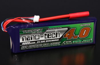 (image for) Turnigy nano-tech 4000mah 3S 25~50C Lipo Pack