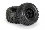 (image for) PRO-LINE ROCK RAGE 3.8 MOUNTED ON BLACK F-11 OFFSET WHEEL (17MM)